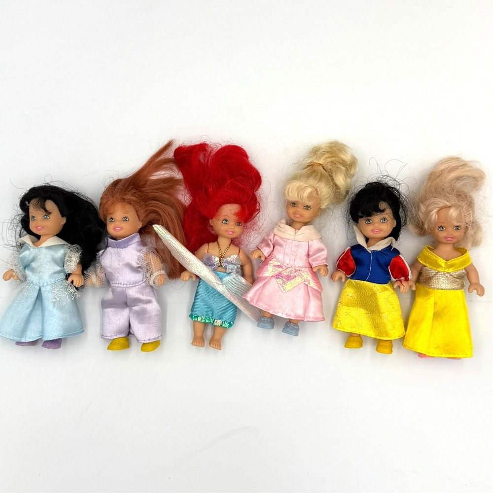 Vintage 1980's Lovely Patsy‎ Dolls Set of 6 Disney-Inspired Princess Dolls